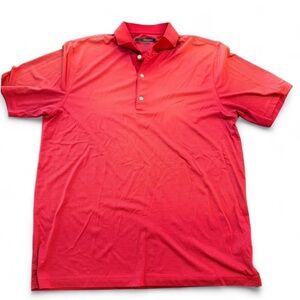 Greg Norman Collection Vibrant Red Polo Shirt XL